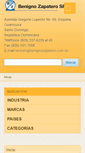 Mobile Screenshot of benignozapatero.com.do