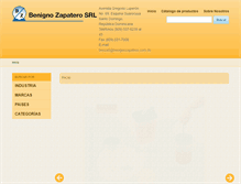 Tablet Screenshot of benignozapatero.com.do